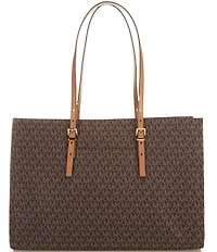 Michael Kors Zadie Large East West Multi Function Top Zip Tote Bag