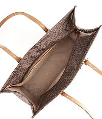 Michael Kors Zadie Large East West Multi Function Top Zip Tote Bag