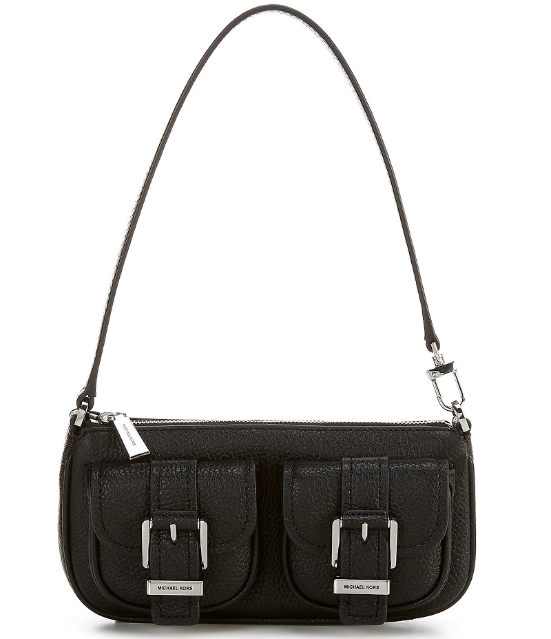 Michael Kors Zoe Small Convertible Buckled Dual Pocket Pouchette