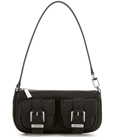 Michael Kors Zoe Small Convertible Buckled Dual Pocket Pouchette