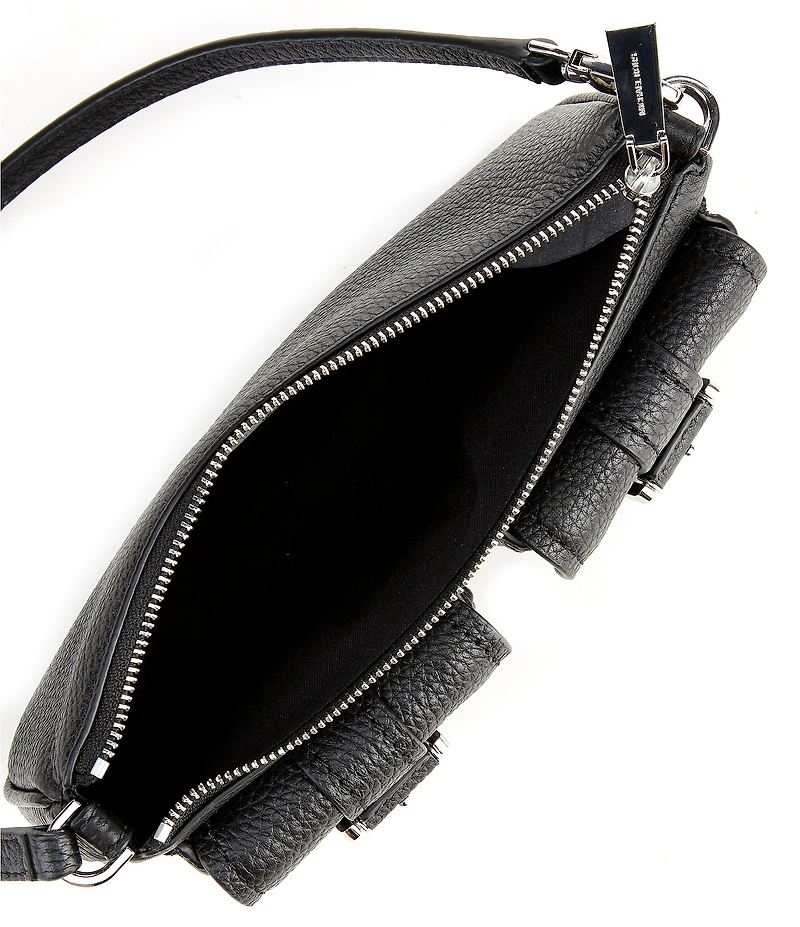 Michael Kors Zoe Small Convertible Buckled Dual Pocket Pouchette