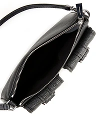 Michael Kors Zoe Small Convertible Buckled Dual Pocket Pouchette