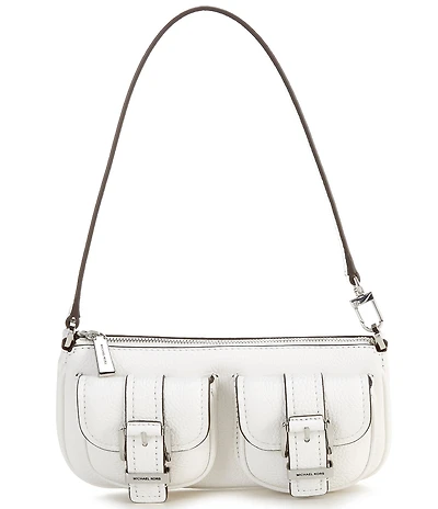 Michael Kors Zoe Small Buckled Dual Pocket Shoulder Bag