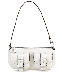 Michael Kors Zoe Small Convertible Buckled Dual Pocket Pouchette