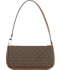 Michael Kors Zoe Small Cargo Contrast Trim Pouchette Shoulder Bag