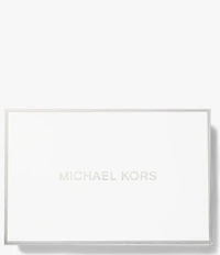 Michael Kors Adele Double-Zip Silver-Tone Wristlet
