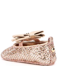 MICHAEL Michael Kors Girls' Baby Day Ballerina Bow Crib Shoes (Infant)