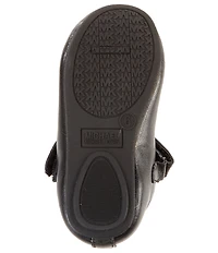 MICHAEL Michael Kors Girls' Amber Aiden Leather Logo Mary Jane Ballet Flats (Infant)