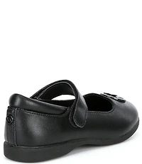 MICHAEL Michael Kors Girls' Amber Aiden Leather Logo Mary Jane Ballet Flats (Toddler)