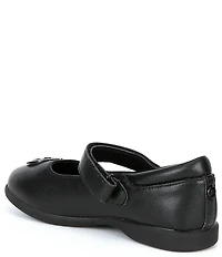 MICHAEL Michael Kors Girls' Amber Aiden Leather Logo Mary Jane Ballet Flats (Toddler)