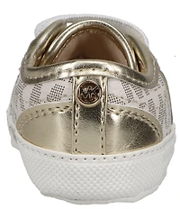 MICHAEL Michael Kors Girls' Brittania Logo Sneaker Crib Shoes (Infant)