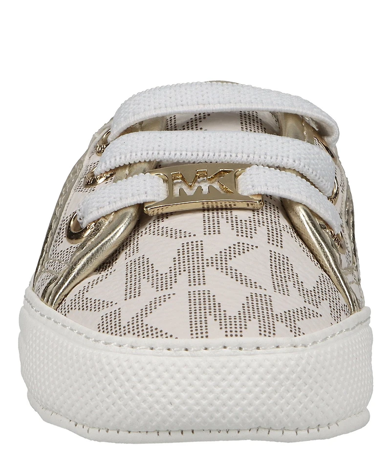 MICHAEL Michael Kors Girls' Brittania Logo Sneaker Crib Shoes (Infant)