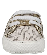 MICHAEL Michael Kors Girls' Brittania Logo Sneaker Crib Shoes (Infant)