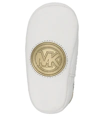 MICHAEL Michael Kors Girls' Brittania Logo Sneaker Crib Shoes (Infant)