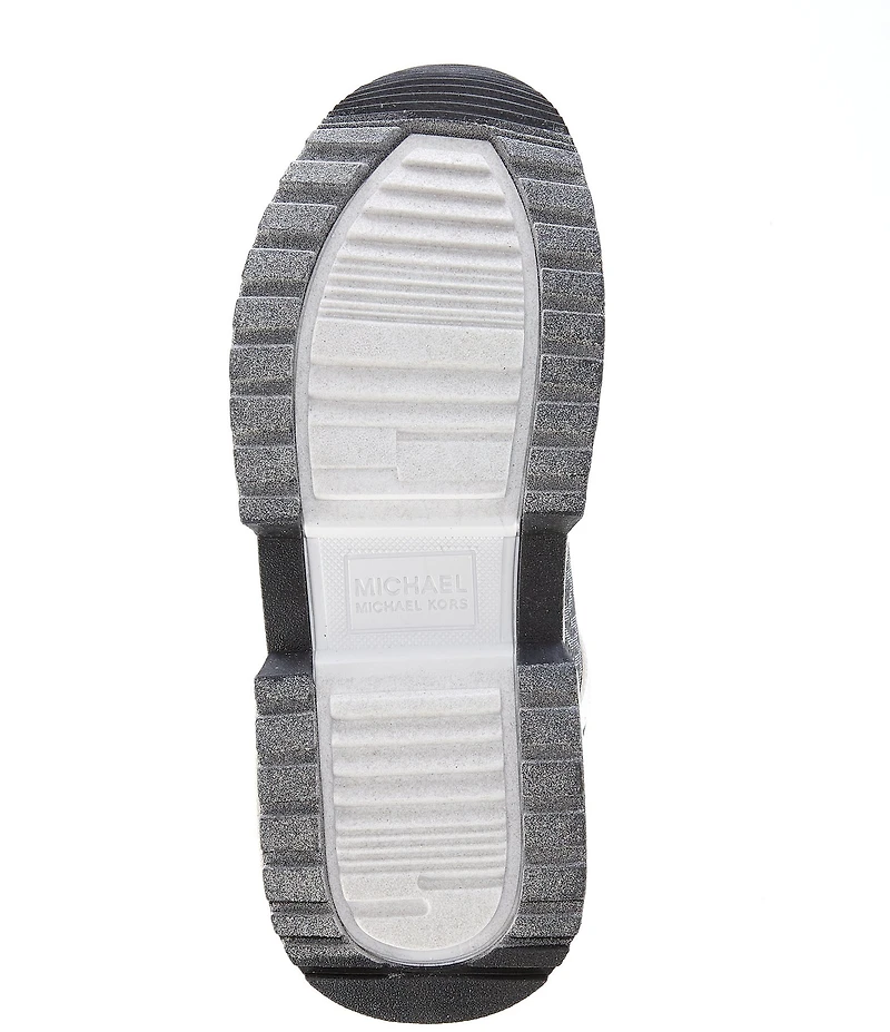 MICHAEL Michael Kors Girls' Cosmo Maddy Glitter Logo Chunky Sneakers (Youth)