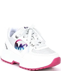MICHAEL Michael Kors Girls' Cosmo Rainbow Logo Sneakers (Youth)