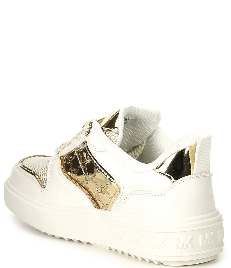 MICHAEL Michael Kors Girls' Emmet Rumi Patent Logo Lace Up Sneakers (Youth)