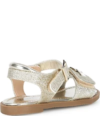 MICHAEL Michael Kors Girls' Kieran Glitter Ankle Wrap Sandals (Toddler)