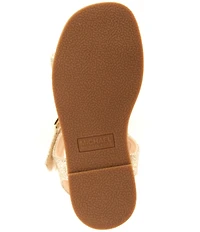 MICHAEL Michael Kors Girls' Kieran Glitter Ankle Wrap Sandals (Toddler)