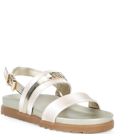 MICHAEL Michael Kors Girls' Irene Metallic Slingabck Sandals (Toddler)