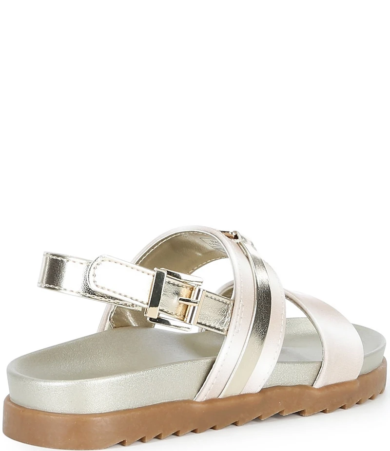 MICHAEL Michael Kors Girls' Irene Metallic Slingabck Sandals (Youth)
