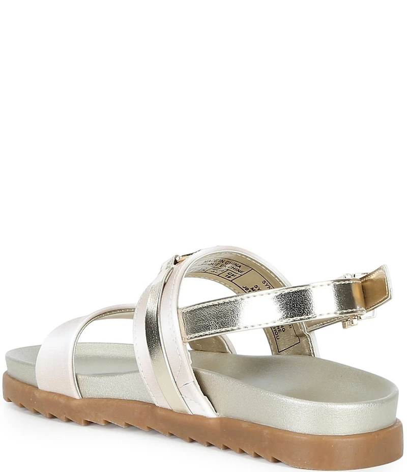 MICHAEL Michael Kors Girls' Irene Metallic Slingabck Sandals (Youth)