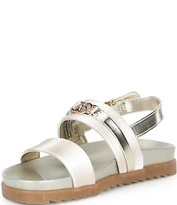 MICHAEL Michael Kors Girls' Irene Metallic Slingabck Sandals (Youth)