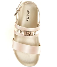 MICHAEL Michael Kors Girls' Irene Metallic Slingabck Sandals (Youth)