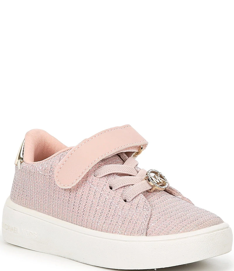 MICHAEL Michael Kors Girls' Jem Grove Metallic Mesh Hook-and-Loop Sneakers (Infant)