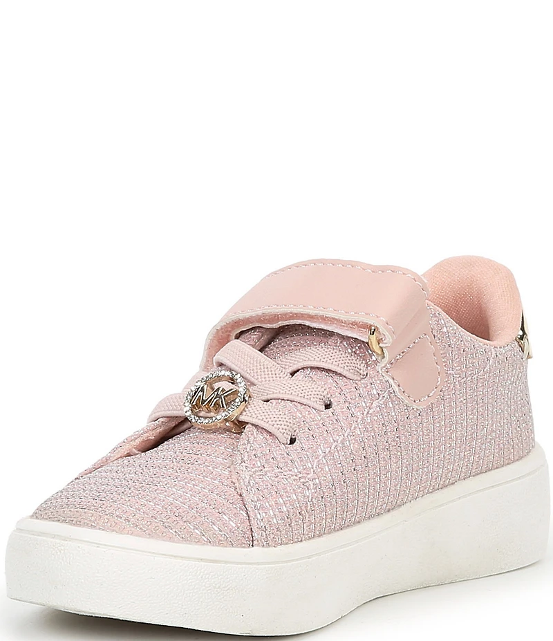 MICHAEL Michael Kors Girls' Jem Grove Metallic Mesh Hook-and-Loop Sneakers (Infant)