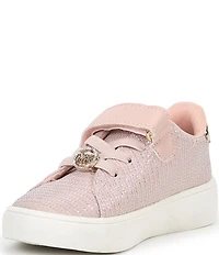 MICHAEL Michael Kors Girls' Jem Grove Metallic Mesh Hook-and-Loop Sneakers (Infant)
