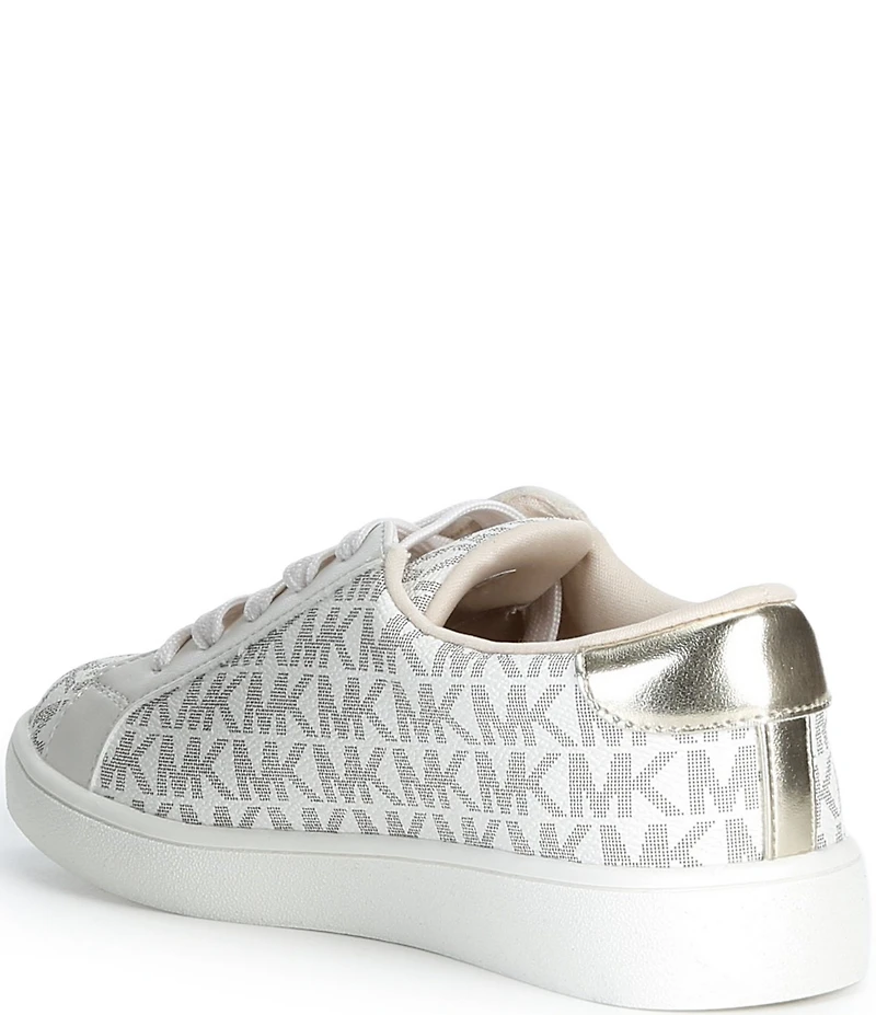MICHAEL Michael Kors Girls' Jem Kehlani II Canvas Logo Monogram Heart Embellished Sneakers (Youth)