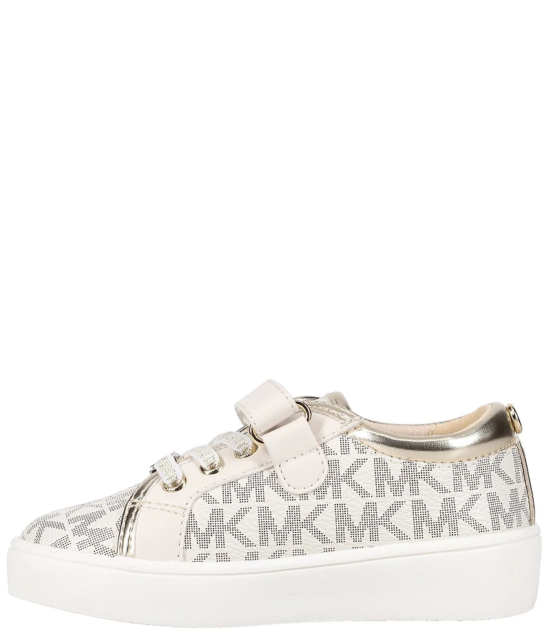 MICHAEL Michael Kors Girls' Jem Ralley Hook-and-Loop Logo Sneakers (Infant)