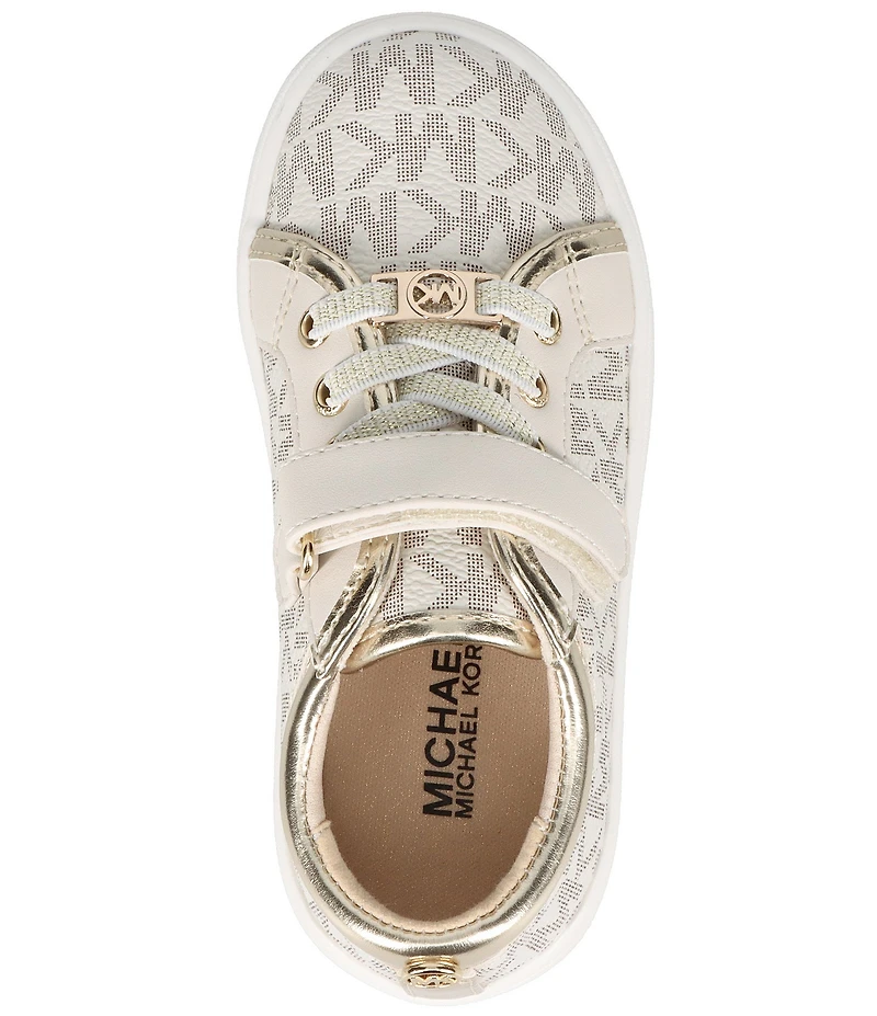 MICHAEL Michael Kors Girls' Jem Ralley Hook-and-Loop Logo Sneakers (Infant)