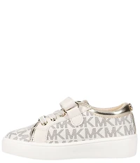 MICHAEL Michael Kors Girls' Jem Ralley Hook-and-Loop Logo Sneakers (Toddler)