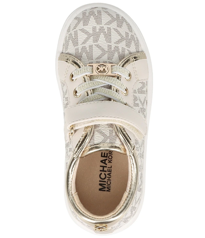 MICHAEL Michael Kors Girls' Jem Ralley Hook-and-Loop Logo Sneakers (Toddler)