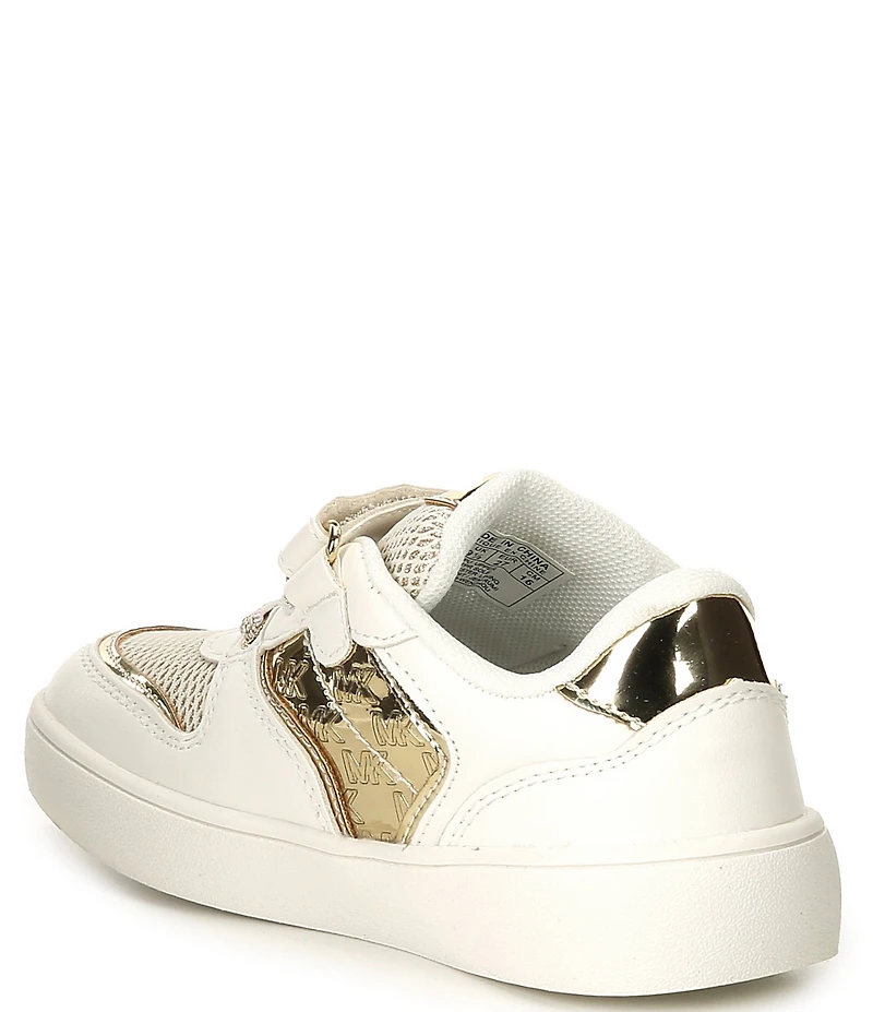 MICHAEL Michael Kors Girls' Jem Rumi Patent Logo Hook-and-Loop Sneakers (Toddler)