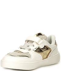 MICHAEL Michael Kors Girls' Jem Rumi Patent Logo Hook-and-Loop Sneakers (Toddler)