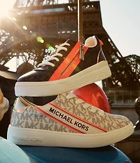 MICHAEL Michael Kors Girls' Jem Slade Logo Print Sneakers (Toddler)