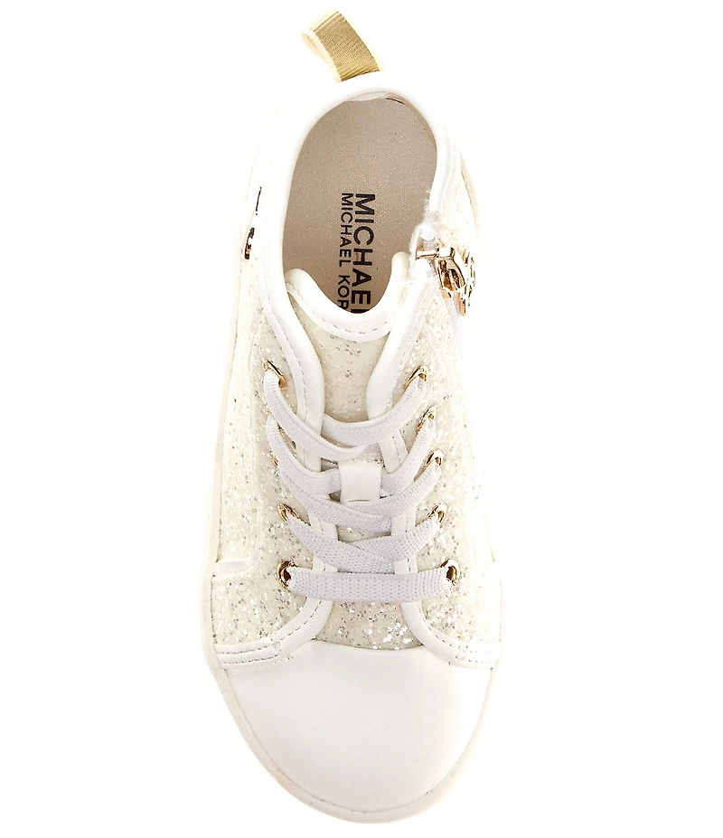 MICHAEL Michael Kors Girls' Jem Split Hi-Top Glitter Sneakers (Toddler)