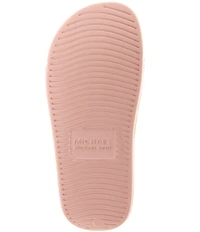 MICHAEL Michael Kors Girls' Jett Darby Metallic Adjustable Strap Slide Sandals (Youth)