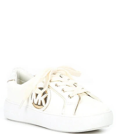 MICHAEL Michael Kors Girls' Jordana Poppy Metallic Logo Platform Sneakers (Youth)