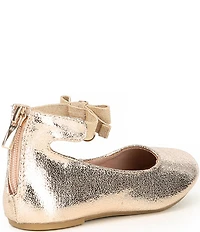 MICHAEL Michael Kors Girls' Kenyah Kay-T Bow Logo Charm Ballet Flats (Toddler)