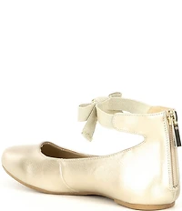 MICHAEL Michael Kors Girls' Kenyah Kay-T Bow Logo Charm Ballet Flats (Infant)