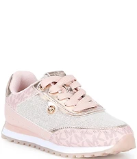 MICHAEL Michael Kors Girls' Nova Logo Mongram Sneakers (Toddler)