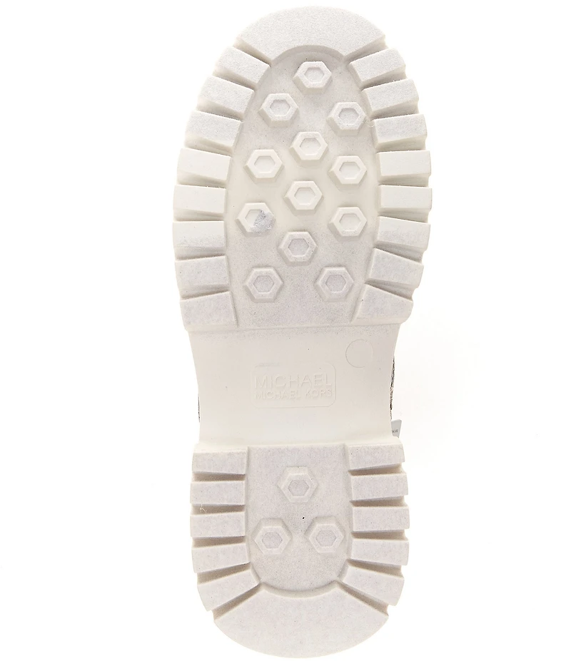 MICHAEL Michael Kors Girls' Payton Logo Lace Up Lug Sole Booties (Toddler)