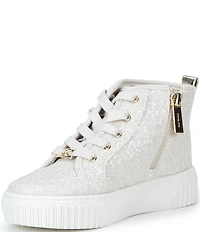 MICHAEL Michael Kors Girls' Shea Split Patch Hi Top Sneakers (Toddler)