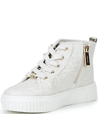 MICHAEL Michael Kors Girls' Shea Split Patch Hi Top Sneakers (Youth)