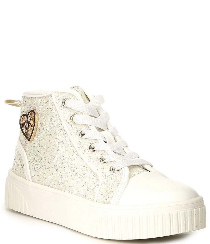 MICHAEL Michael Kors Girls' Jem Split Hi-Top Glitter Sneakers (Youth)