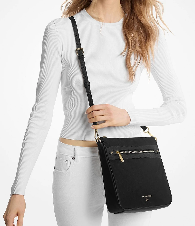 Michael Kors Jet Set Charm Large North South Nylon Crossbody Bag